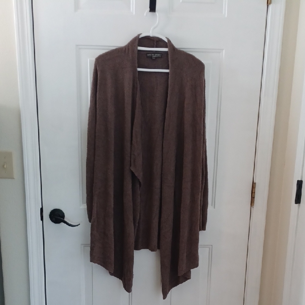 NOT FOR SALE.  Barefoot Dreams Chocolate Open Front Cardigan NWOT